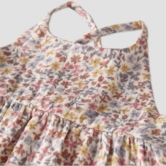 Little Planet Baby Organic Cotton Gauze Floral-Print Jumpsuit Size 18m - Picture 2 of 2